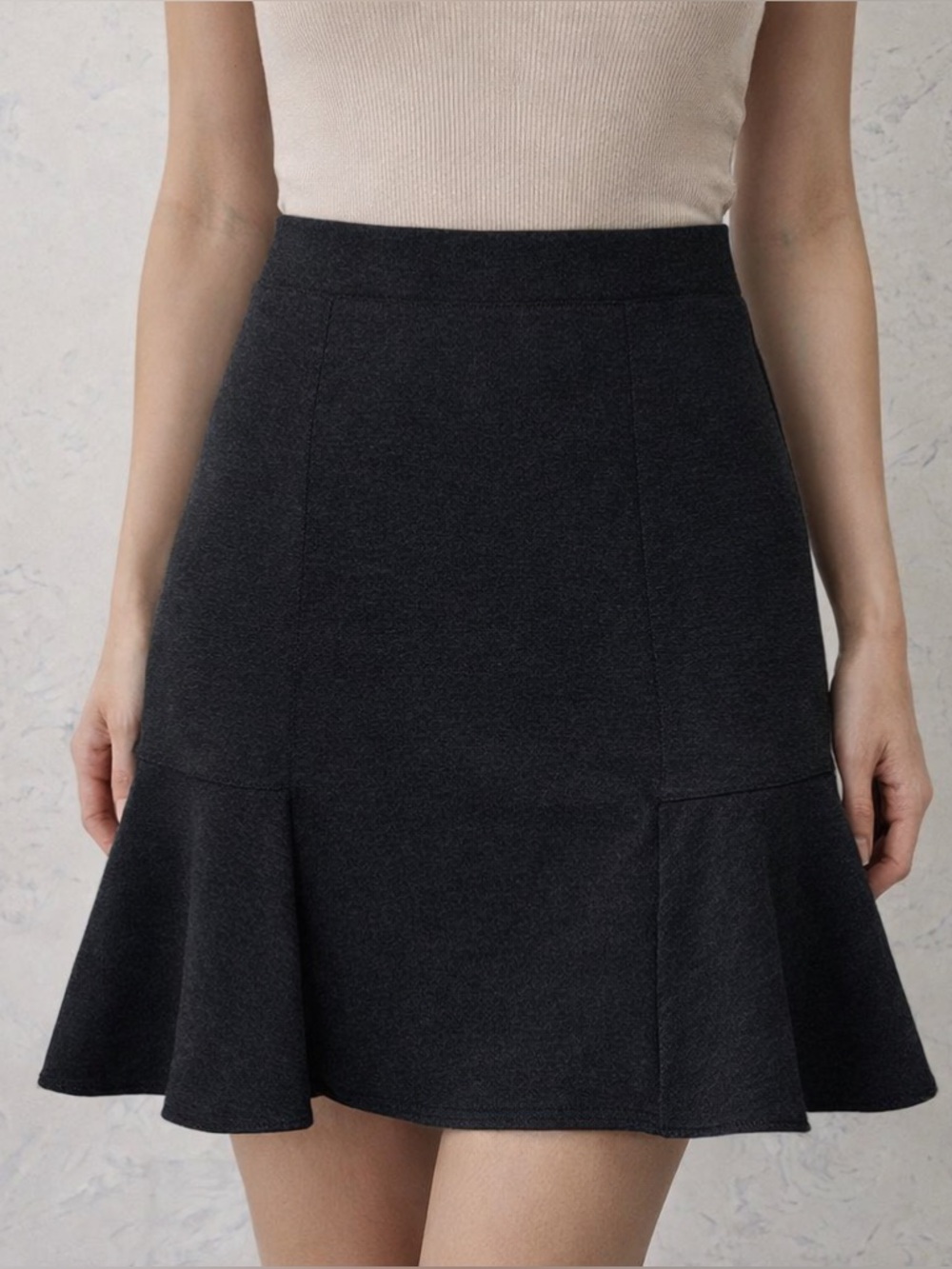 Sophie Max Dark Gray Skirt